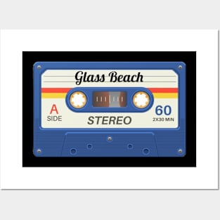 Glass Beach / Cassette Tape Style Posters and Art